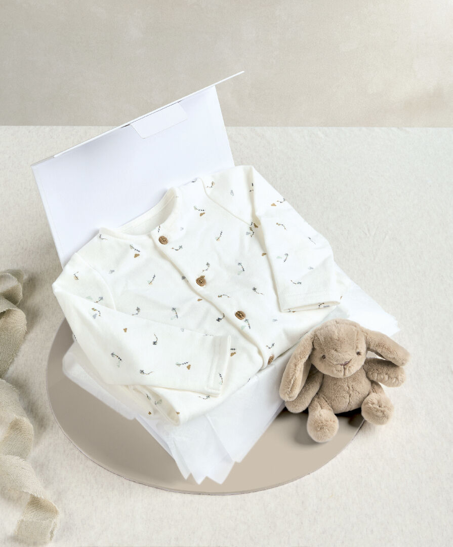 Kite Print All In One & Small Beanie Bunny - 2 Piece Gift Set image number 1